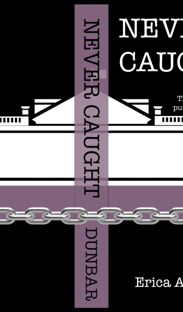 An original cover by me for the book "Never Caught"